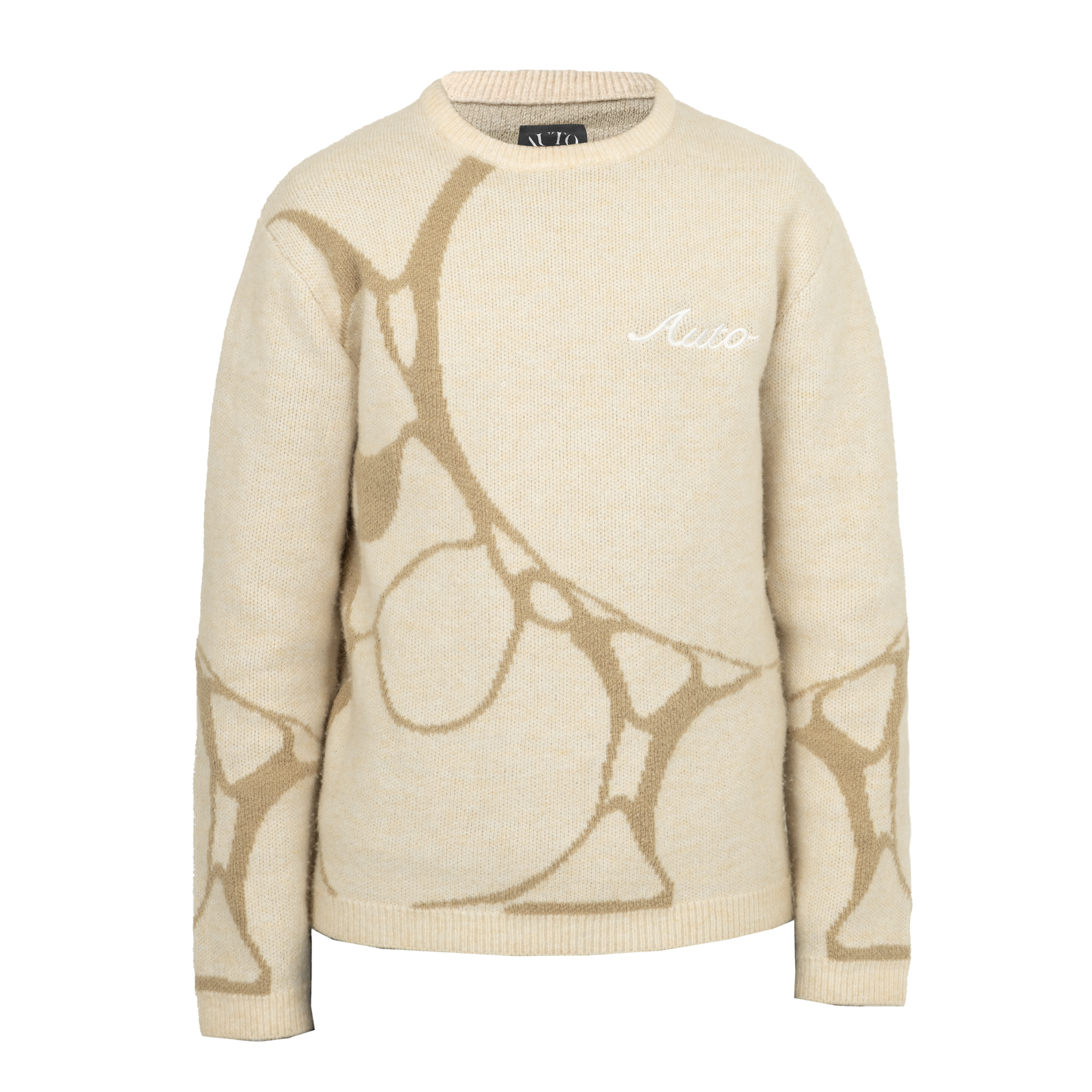 Cream Spider Web Sweater